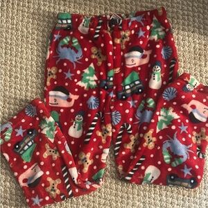 Vineyard Vines Youth Fleece Pajama Pants Medium 12-14 Festive Holiday